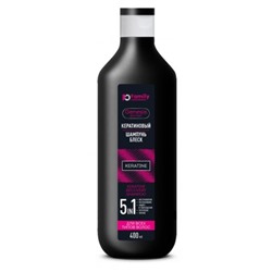 Шампунь-блеск д/волос GENESIS PRO HAIR Кератиновый д/всех типов 400 мл VILSEN