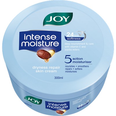 INTENSE MOISTURE dryness repair skin cream, JOY (ИНТЕНСИВНОЕ УВЛАЖНЕНИЕ крем для устранения сухости кожи, Джой), 300 мл. - СРОК ГОДНОСТИ ДО 31 ИЮЛЯ 2025 ГОДА