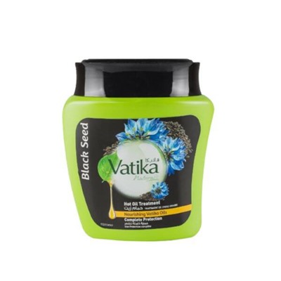 VATIKA hair mask BLACK SEED Complete Protection Dabur (Маска для волос с семенами Черного Тмина "Комплексная защита", Ватика Дабур), 500 г.
