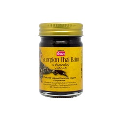 SCORPION THAI BALM, Banna (Тайский черный бальзам С ЯДОМ СКОРПИОНА, Банна), 50 г.