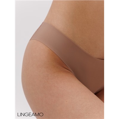 Бесшовные трусы слипы Lingeamo коричневый ВР-01 (118)