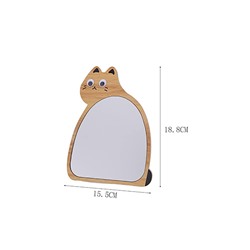 Farres. CM005 Зеркало косметическое настольное "Котик" 18,8х15,5х1,5см
