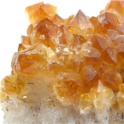 Друза цитрин 102*75*38мм, 467г, (S)