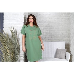 Т-331 Гербарий зел Туника женская (48-58)