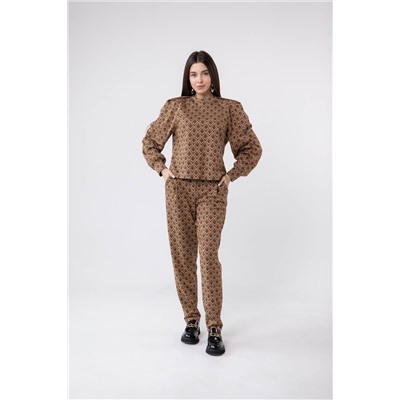 Ivera 6041 коричневый, песок, Брюки,  Джемпер