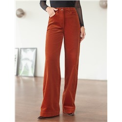 Брюки из эластичного микро-вельвета