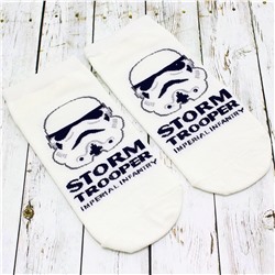 Короткие носки р.37-44 "Star Wars" Клон Белые