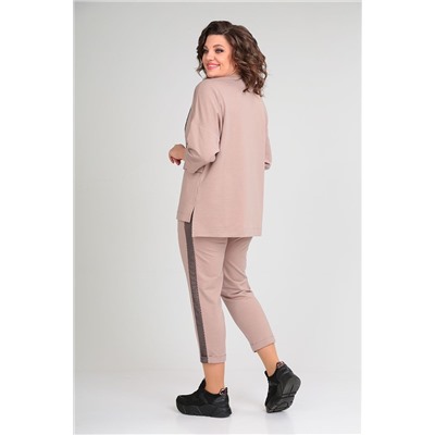 Michel chic 1329 светло-бежевый, Брюки,  Джемпер