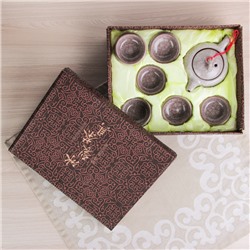 УЦЕНКА Набор для чайной церемонии «Лунный камень», 7 предметов: чайник 150 мл, 6 пиал 50 мл