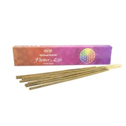 Spiritual Scents FLOWER OF LIFE Masala Incense, Hem (ЦВЕТОК ЖИЗНИ масала благовония, Хем), 15 г.