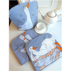 Грелка на чайник "Обниманго" рогожка хлопок 100%