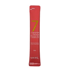 Гель для душа парфюмированный с 7 керамидами Sweet Love 7 Ceramide Masil, Корея, 8 мл