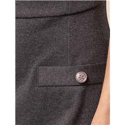 Платье из  джерси меланж