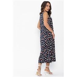 Сарафан Кампари (синий/цветы) П13995-10М