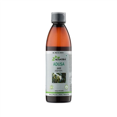 ADUSA Juice, Alantra (Аюрведический сок АДУША (васака) от кашля и простуды, Алантра), 250 мл.