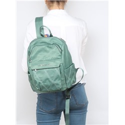 Рюкзак жен текстиль CF-2320,  2отд,  4внут+3внеш/ карм,  зеленый 256566