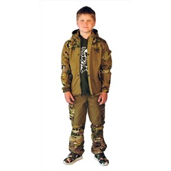 Костюм детский "Горка-5" летний палатка 235 г/м2  хаки 100% хлопок/тк.Грета "Мультикам"