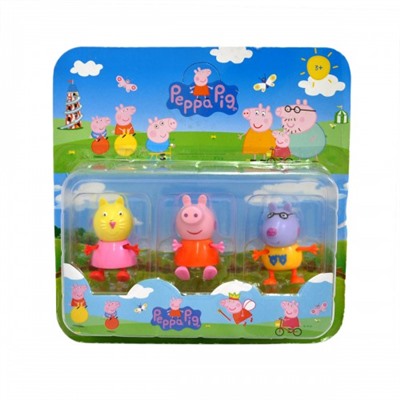 Набор фигурок "Peppa Pig", 3 шт