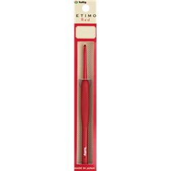 Крючок для вязания с ручкой "Etimo Red" Tulip
