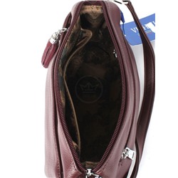 Сумка женская искусственная кожа VSH-V-0331,  1отд,  плечевой ремень,  бордо 257435