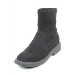 M11 BLACK Ботинки демисезонные женские (велюр, байка) размер 36