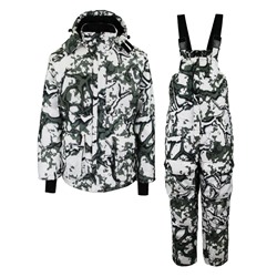 Костюм муж. "Tauren" зимний, куртка/полукомб.,тк./подкл.: ALOVA Рremium/Fleece, кмф "Лабиринт" К-471