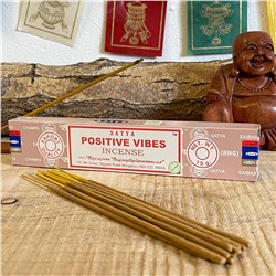 POSITIVE VIBES Incense, Satya (Благовония ПОЗИТИВНЫЕ ВИБРАЦИИ, Сатья), 15 г.