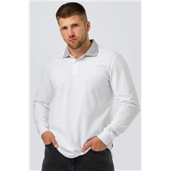 Мужской базовый лонгслив-поло Happyfox