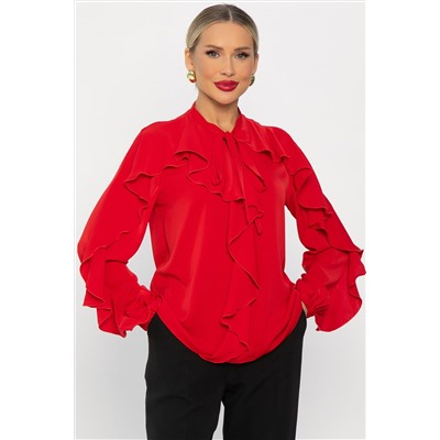 Блуза Дыхание осени (красная) Б14187-5М