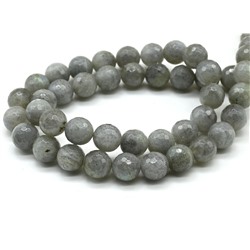 Бусы из лабрадора шарик гр.10мм, 48см