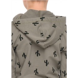 CLE Куртка мал.872757/75анп, серый/т.коричневый