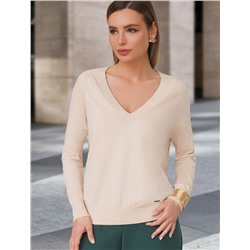 Джемпер тонкой вязки из хлопка с кашемиром