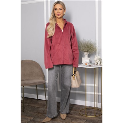 Толстовка из вельвета Нимара (чайная роза) Б14413-25М