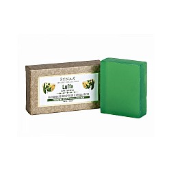 LUFFA Handmade Soap Skin Exfoliating, AASHA, SYNAA (ЛЮФФА мыло ручной работы, отшелушивающее, ААША, СИНАЯ), 100 г.