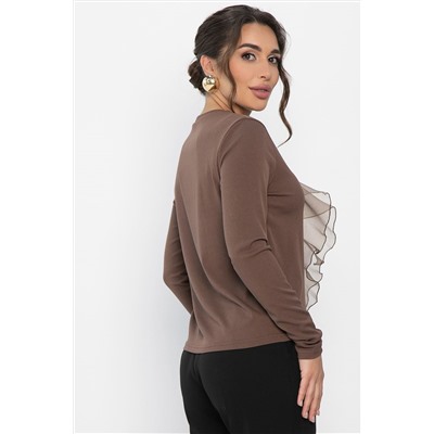 Блуза Риана (коричневая) Б14223-5М
