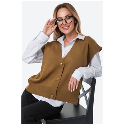 Женский вязаный жилет Happyfox