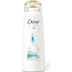 DOVE HAIR Шампунь 380мл Объем и восстановление