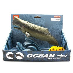 06 Набор Морские обитатели  (кашалот, 2 рыбки) (подв.эл.) 25*18см / коробка 5501 АКЦИЯ! СКИДКА 50%