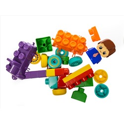 Конструктор пластиковый «Веселый паровозик» 30 деталей Baby Blocks