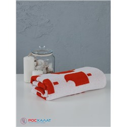 Полотенце махровое пестротканое жаккардовое 7193, Морожение С81-ЮА-7193-2