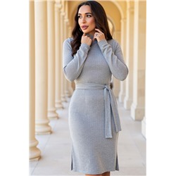 Платье В ритме мегаполиса (серое) П14056-33М