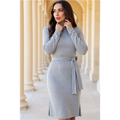 Платье В ритме мегаполиса (серое) П14056-33М