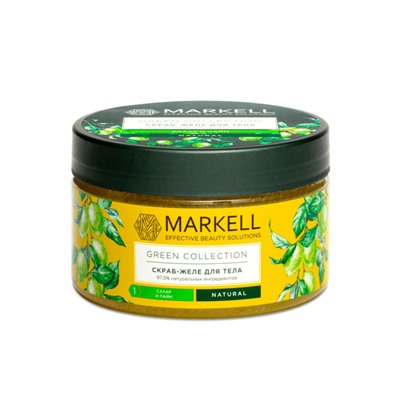 Green Collection Скраб-желе для тела сахар и лайм, 250 мл