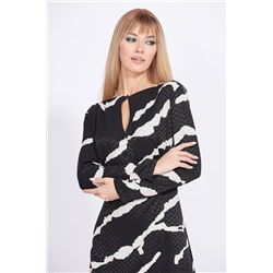 EOLA 2321 черный_рисунок, Платье