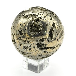 Шар из пирита "Искра" 61мм, 467г (43-32)