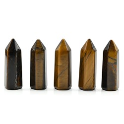 Кристалл из тигрового глаза "Карандаш" 12*13*37мм