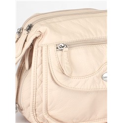 Сумка женская искусственная кожа Guecca-6626,  2отд,  плеч/ремень,  бежевый 244881