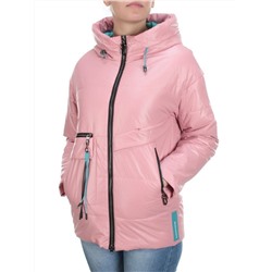 8256 PINK Куртка демисезонная женская BAOFANI (100 гр. синтепон) размеры 46-48-50-52-54-56