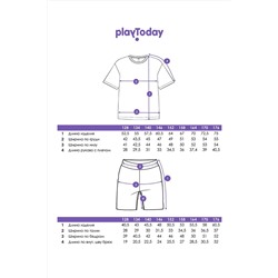 Комплект (Футболка+Шорты) PLAYTODAY #1031381