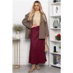 Юбка макси Алана (бордовая) Ю14254-6М